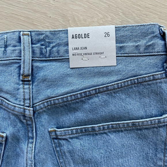 AGOLDE Lana Jean Mid Rise Vintage Straight - Picture 5 of 10